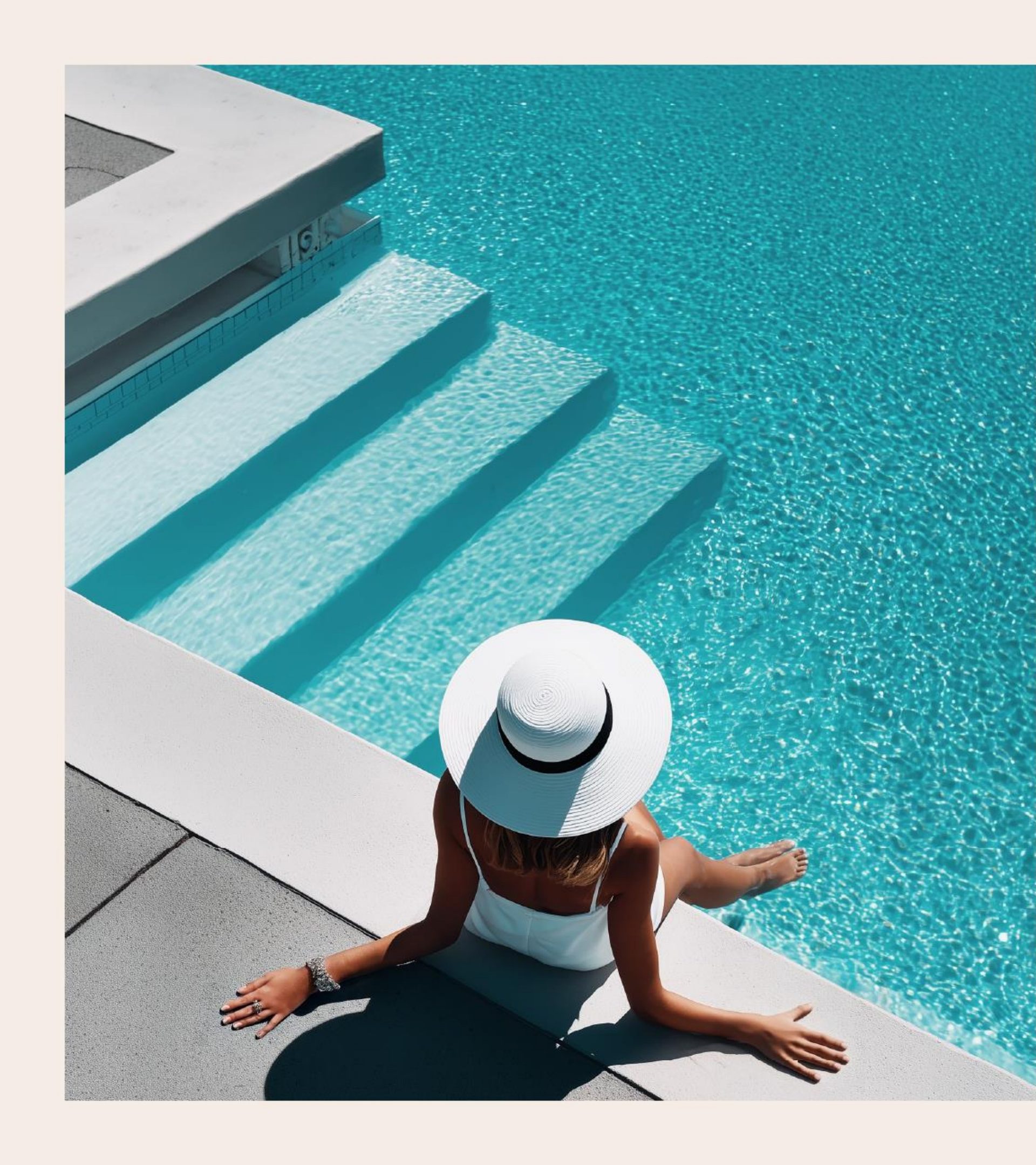 Mineralised swimming pool