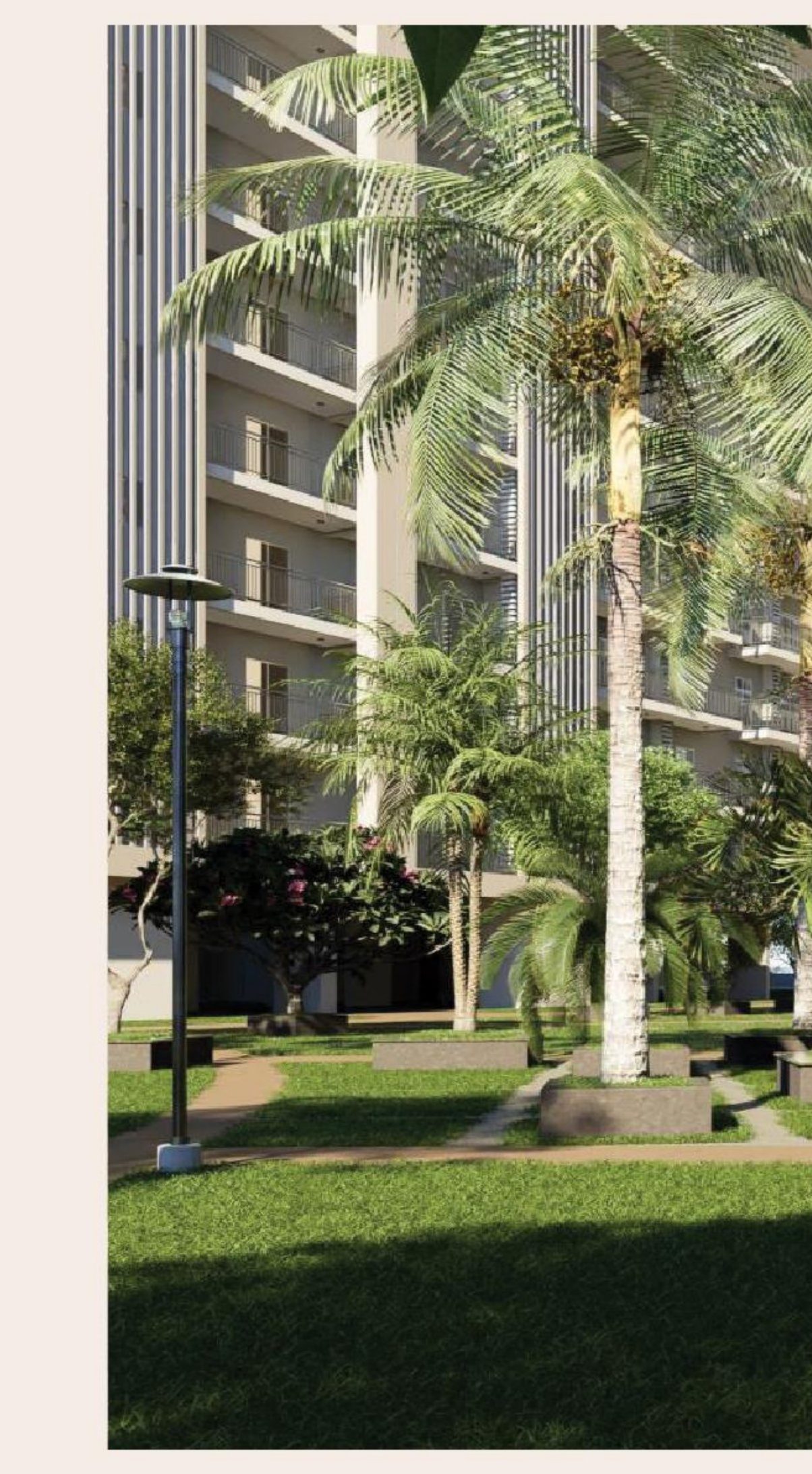 Fab Luxe towers and landscaped greens